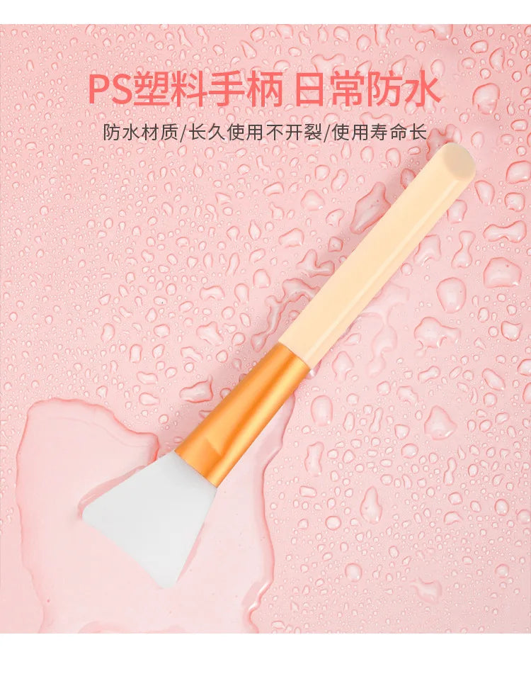 : Silicone Facial Mask Brush – Soft-Headed Face Skin Care Tool