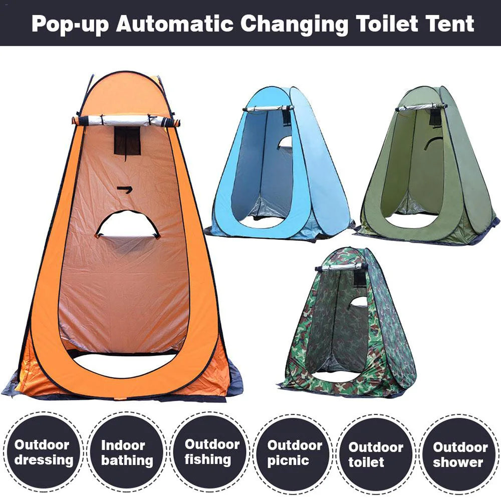 Portable Outdoor Camping Shower Tent – Simple Bath & Changing Room