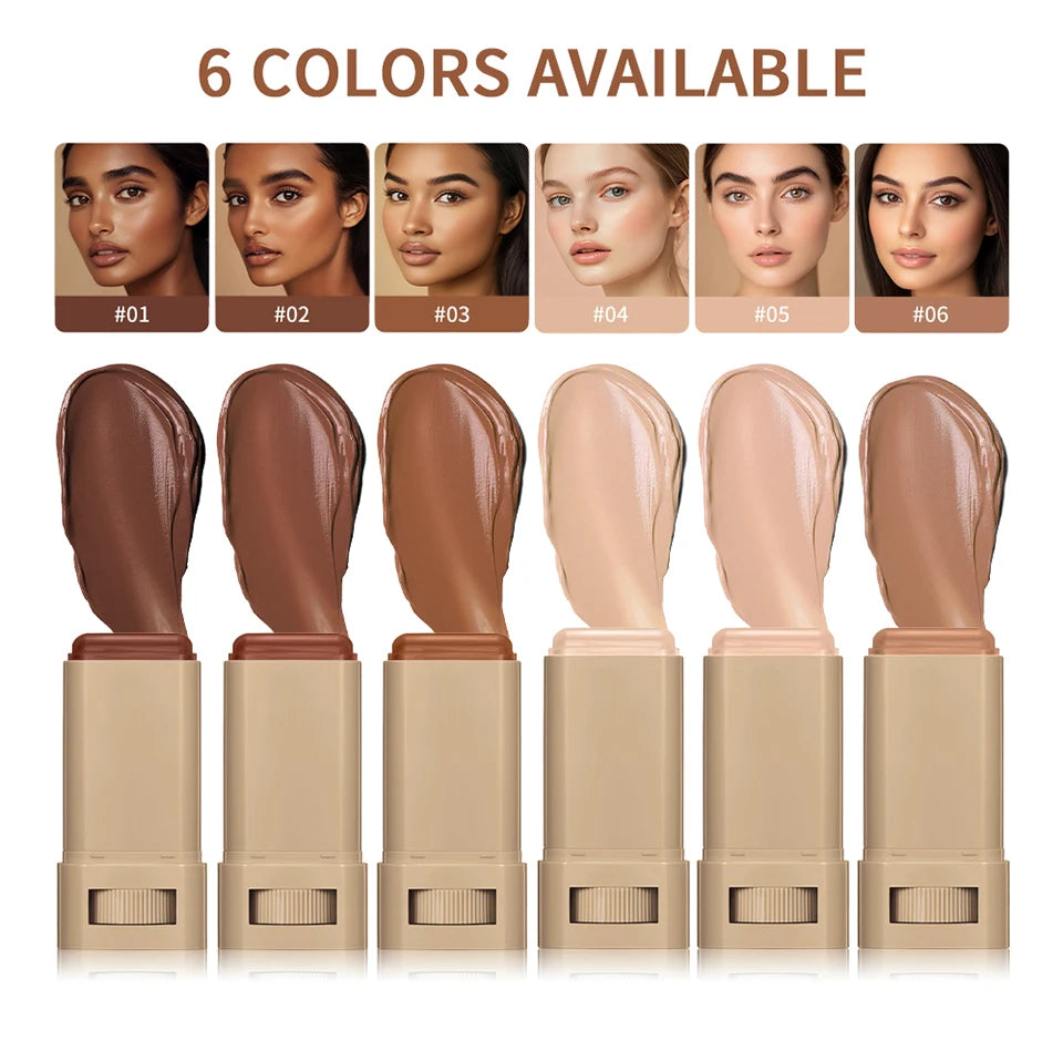 Stick Foundation Balm Serum - Boosted Skin Tint & High Coverage