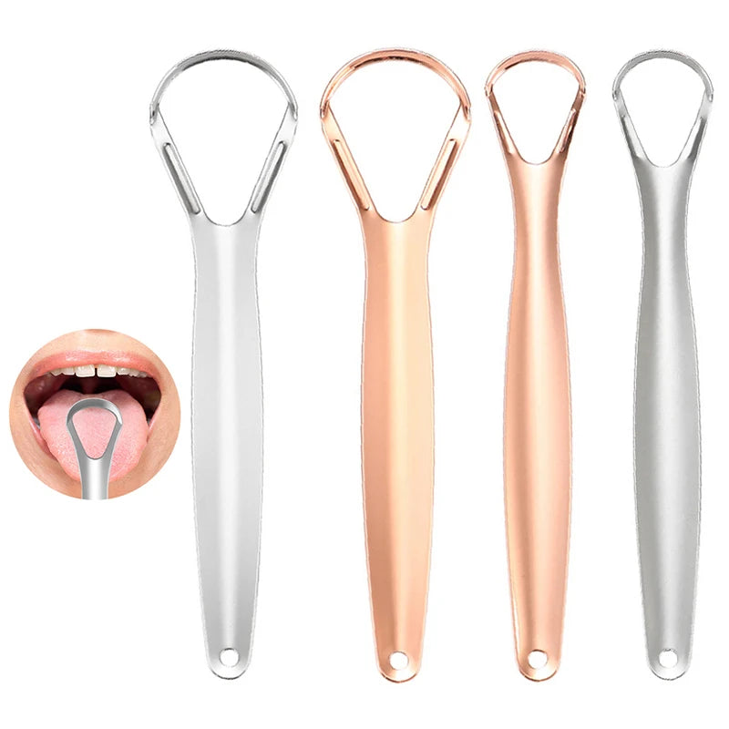 Stainless Steel Tongue Scraper – Fresh Breath Oral Hygiene Tool