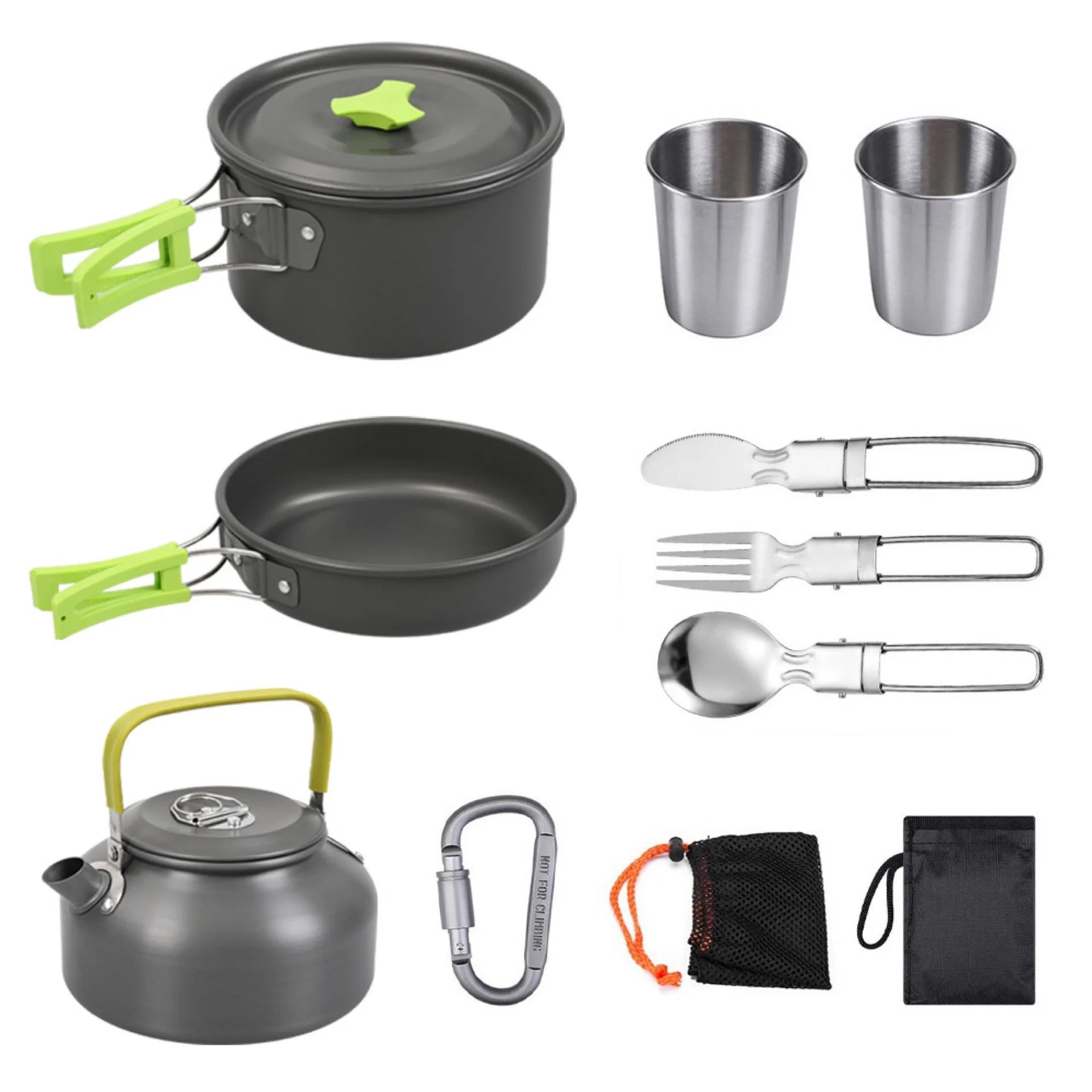 Camping Cookware Kit – Lightweight Aluminum Outdoor Cooking Set