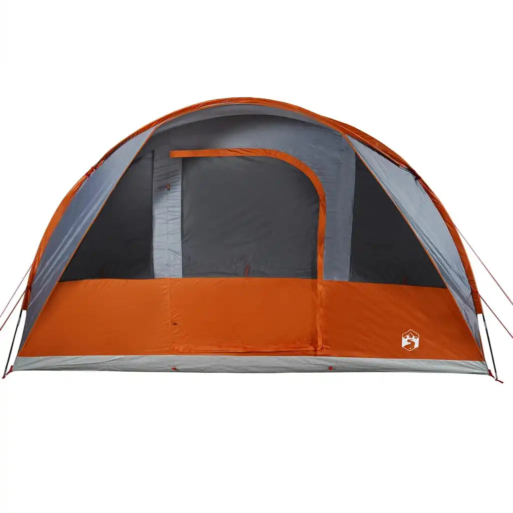 5-Person Waterproof Tunnel Camping Tent – 185T Polyester, 2 Bedrooms, 4 Windows