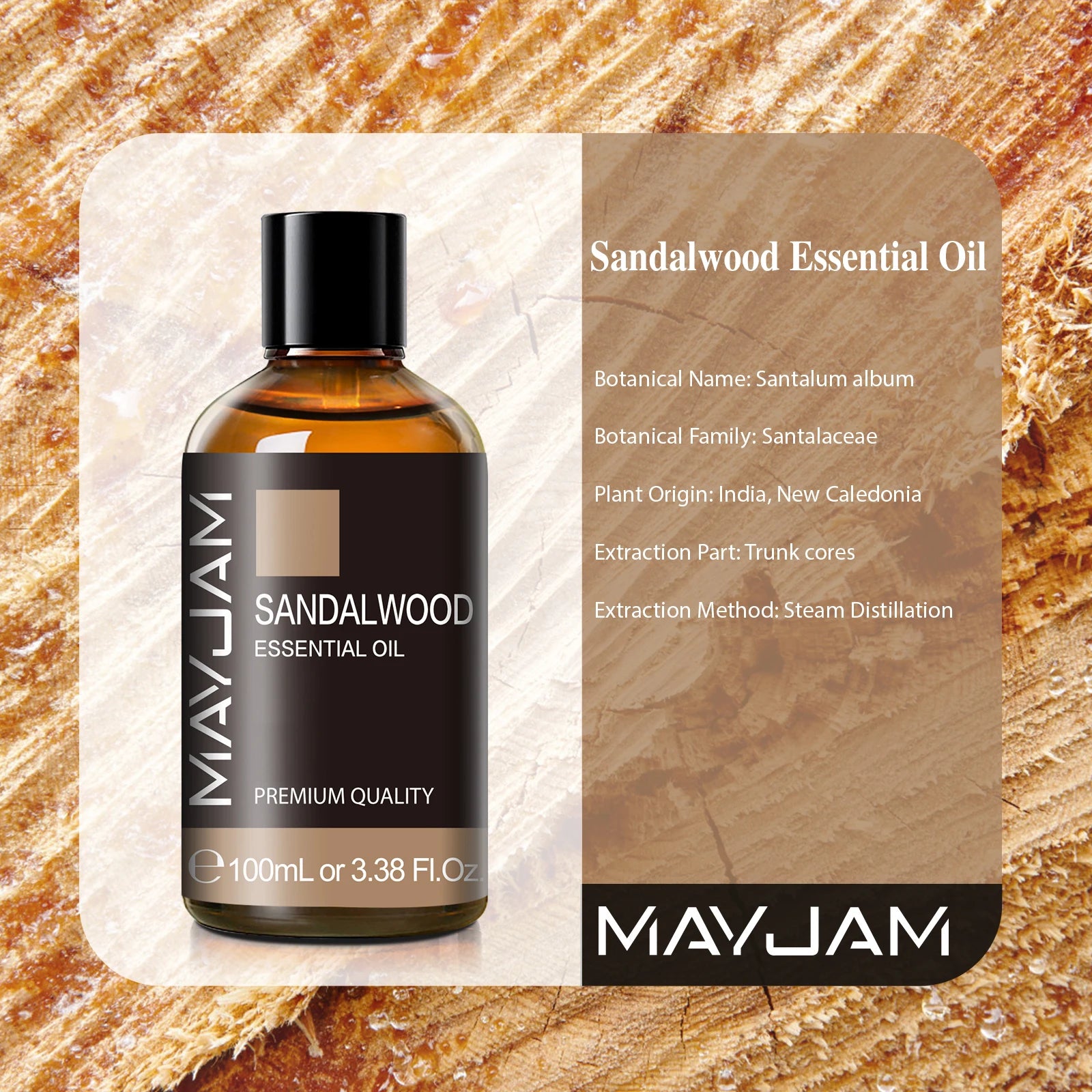 MAYJAM Essential Oil – 100ml with Dropper: