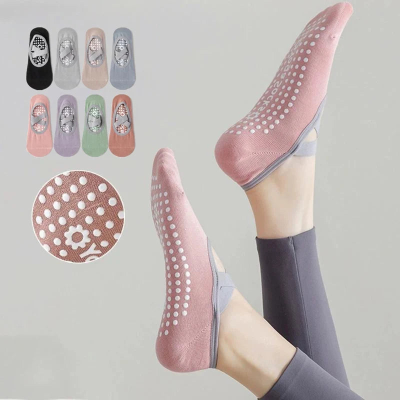 Women's Breathable Non-Slip Yoga & Pilates Socks