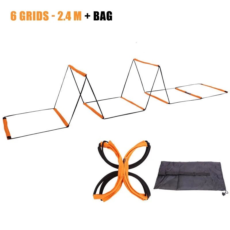 Dual-Purpose Soccer Training Jump Ladder – Agility & Speed Training