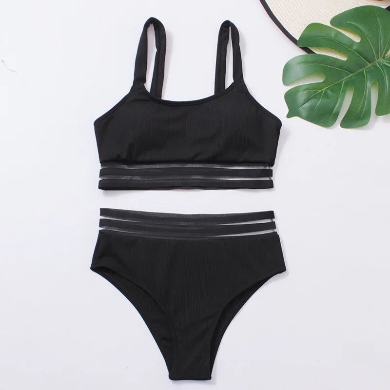 Women’s Push-Up Tank Top Bikini Set