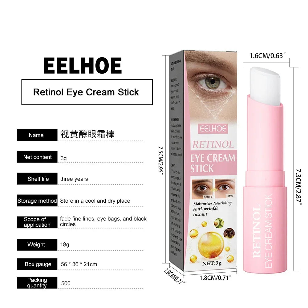 Retinol Anti-Wrinkle Eye Cream – Dark Circles, Puffiness & Fine Line Removal