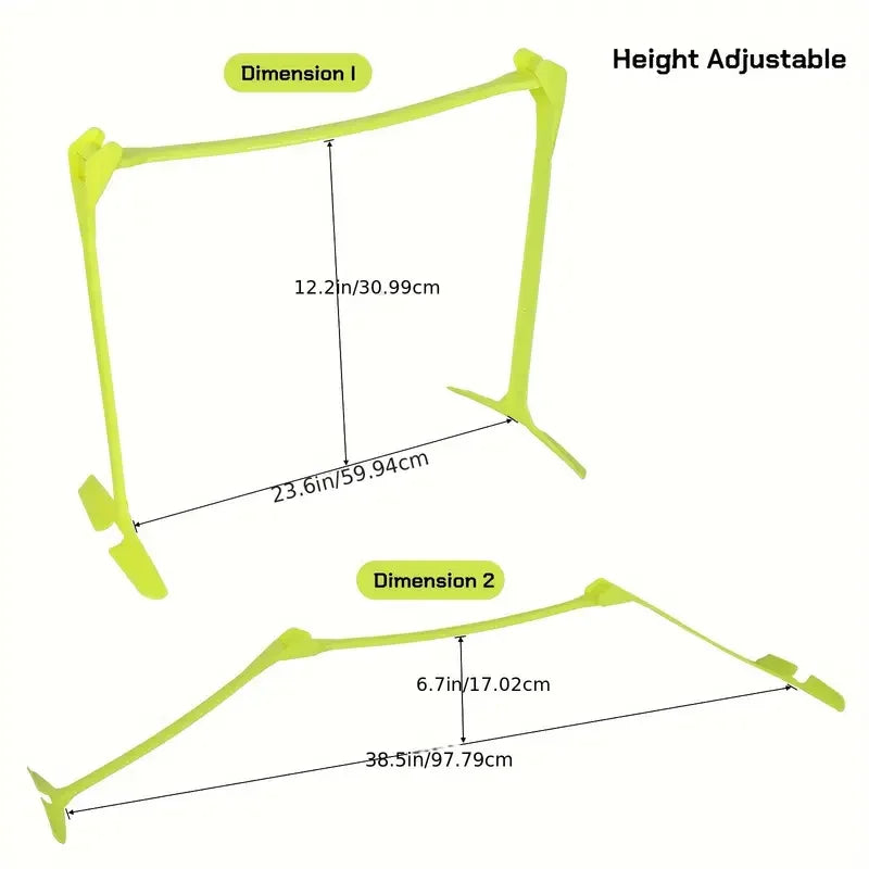 38Pcs Agility Ladder Speed Training Set – Resistance Parachute & Jumping Grid
