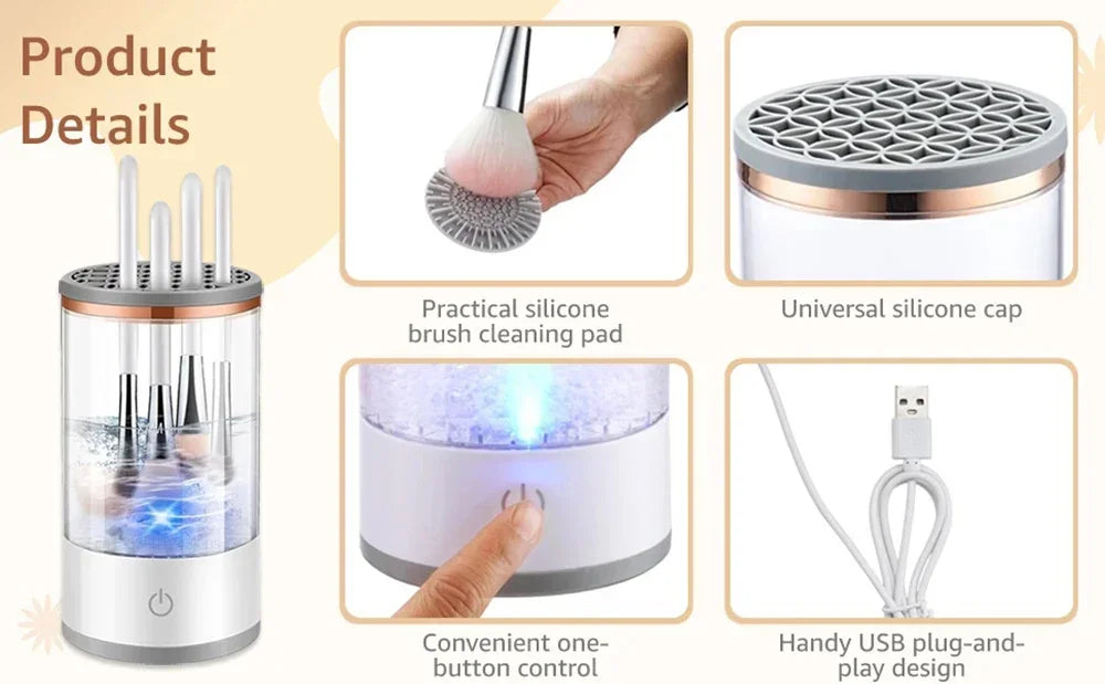 Electric Makeup Brush Cleaner & Dryer