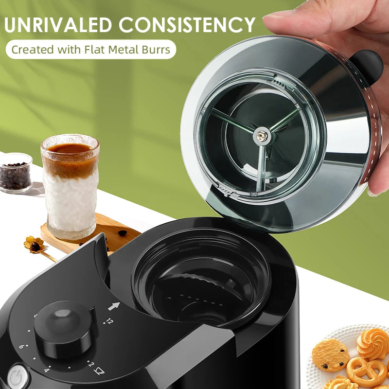 Wancle Electric Burr Coffee Grinder – 28-Setting Conical Burr Mill