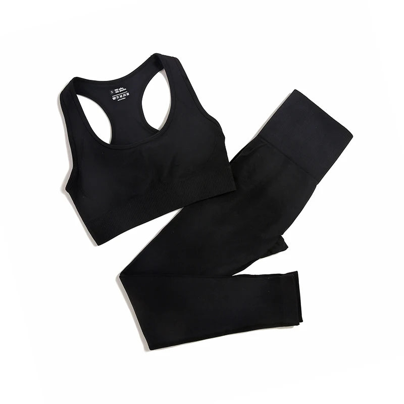 : WAREBALL Seamless Yoga Set – 2/3/4pcs Gym Outfit