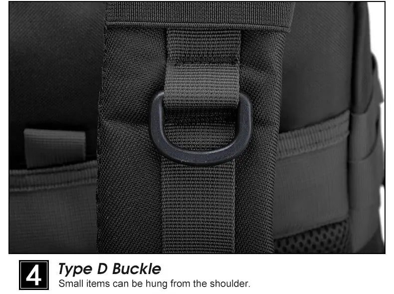 25L/35L/50L Tactical Backpack – Waterproof Multi-Functional Travel Rucksack for Men