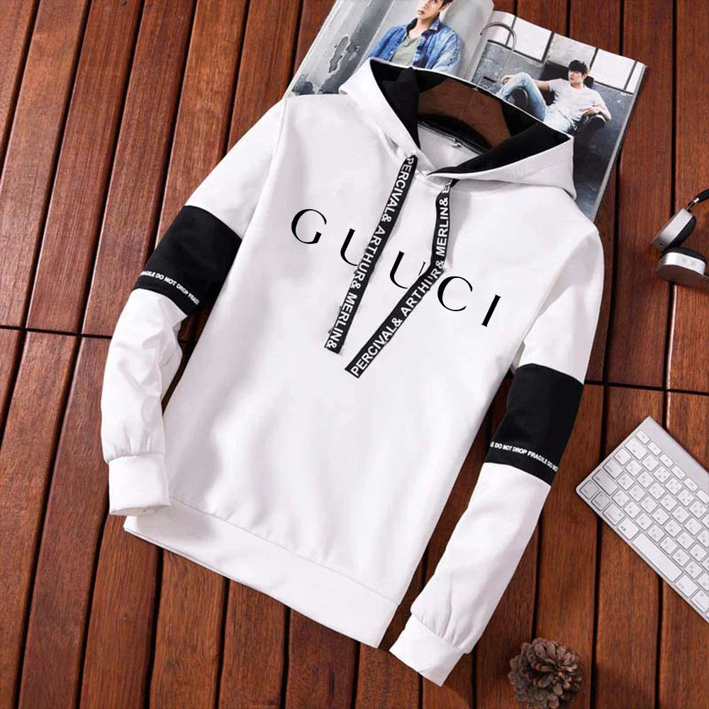 2024 Men’s Casual Sport Tracksuit Set with Hoodie (S-3XL)
