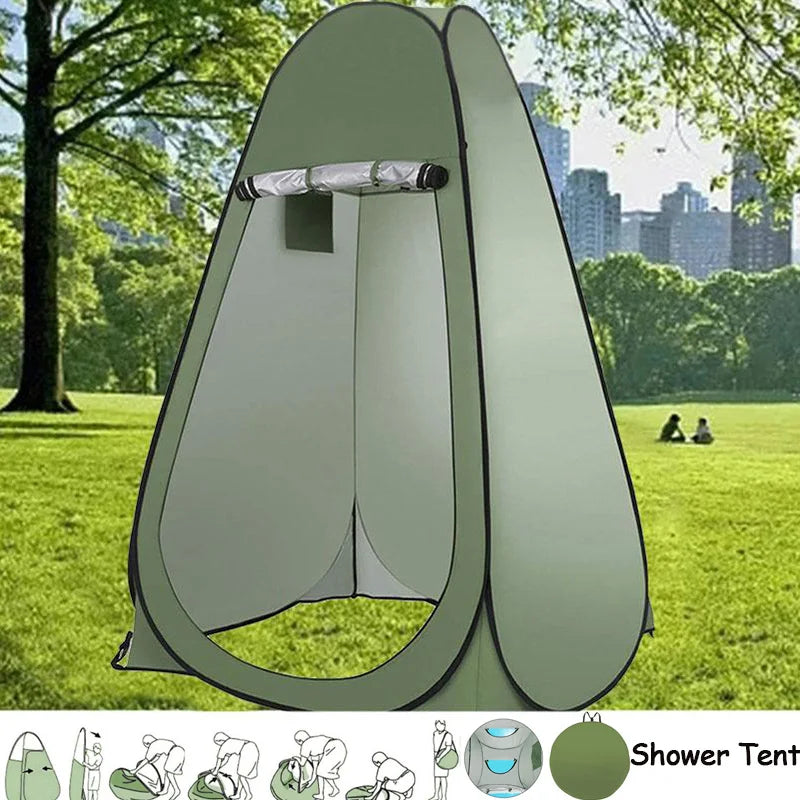 Portable Outdoor Camping Shower Tent – Simple Bath & Changing Room