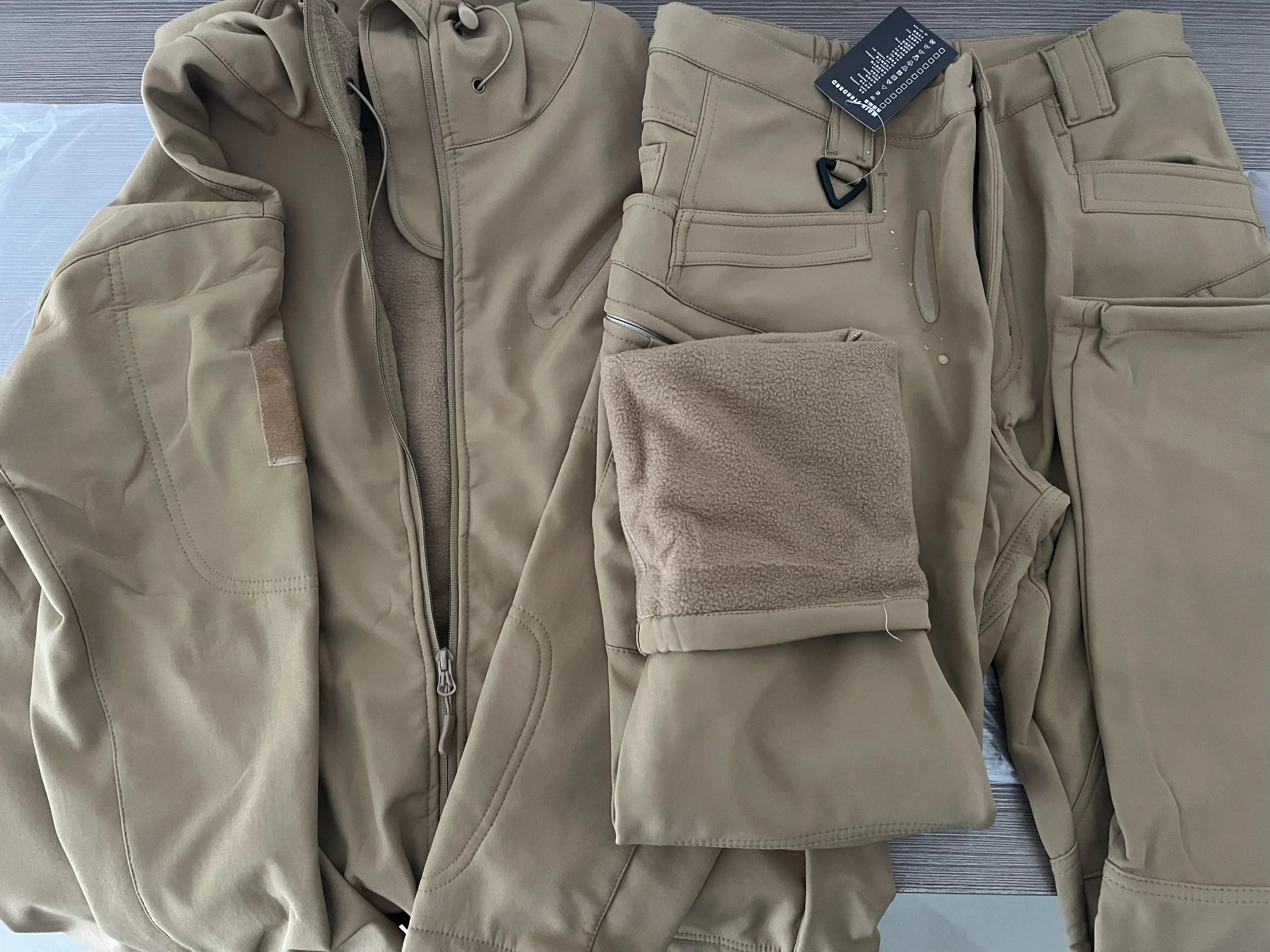 Men's Softshell Tactical Waterproof Jacket & Pants Set