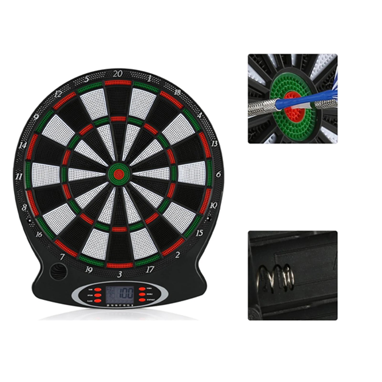 1pc Professional Electronic Hanging Dartboard LCD Scoring Indicator Dart Game With 6pcs Darts