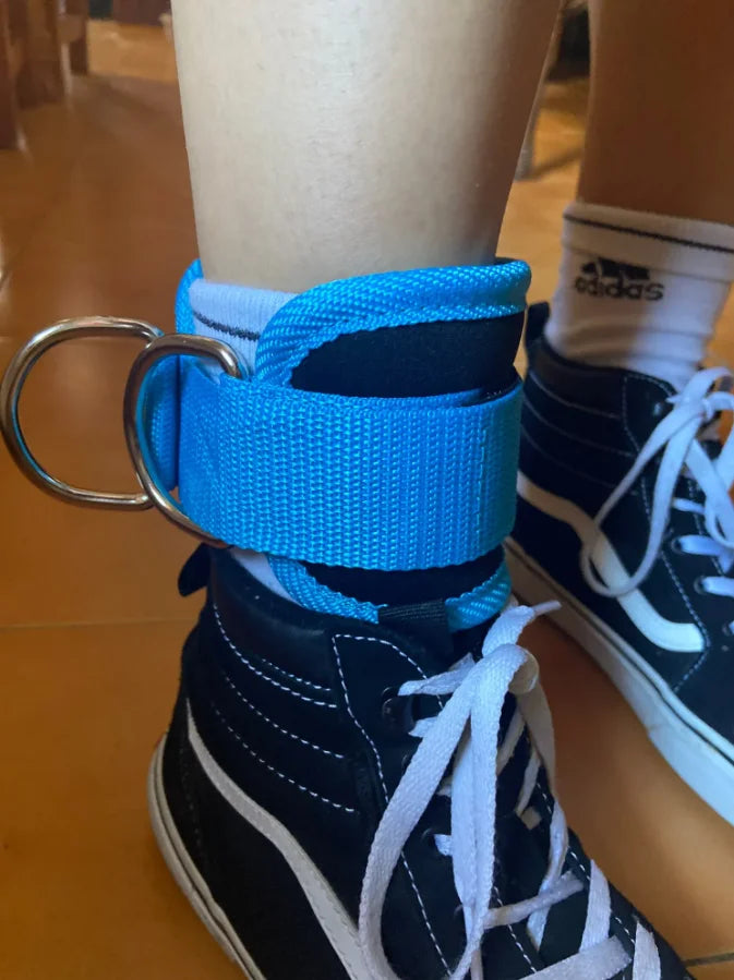Double D-Ring Ankle Straps for Cable Machines – Glutes & Leg Training