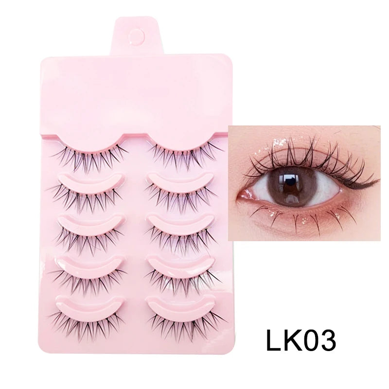 New Manga Lashes - Soft Natural Thick False Eyelashes