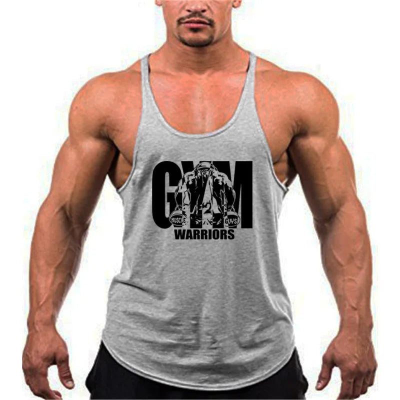 Men's Gym Y-Back Tank Top – Sleeveless Bodybuilding Vest