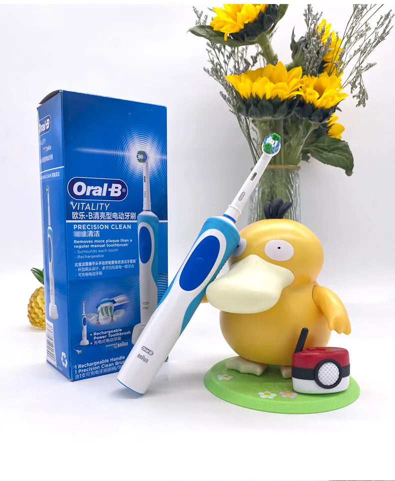 Oral B Electric Toothbrush Adult Rotation Clean Teeth Charging Tooth Brush 3D Whiten Teeth Oral Care Brush With Gift Brush Heads