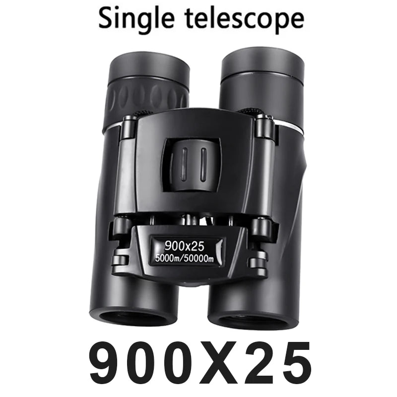 900x25 HD Zoom Binoculars – Portable Long Range BAK4 Telescope for Hunting & Camping
