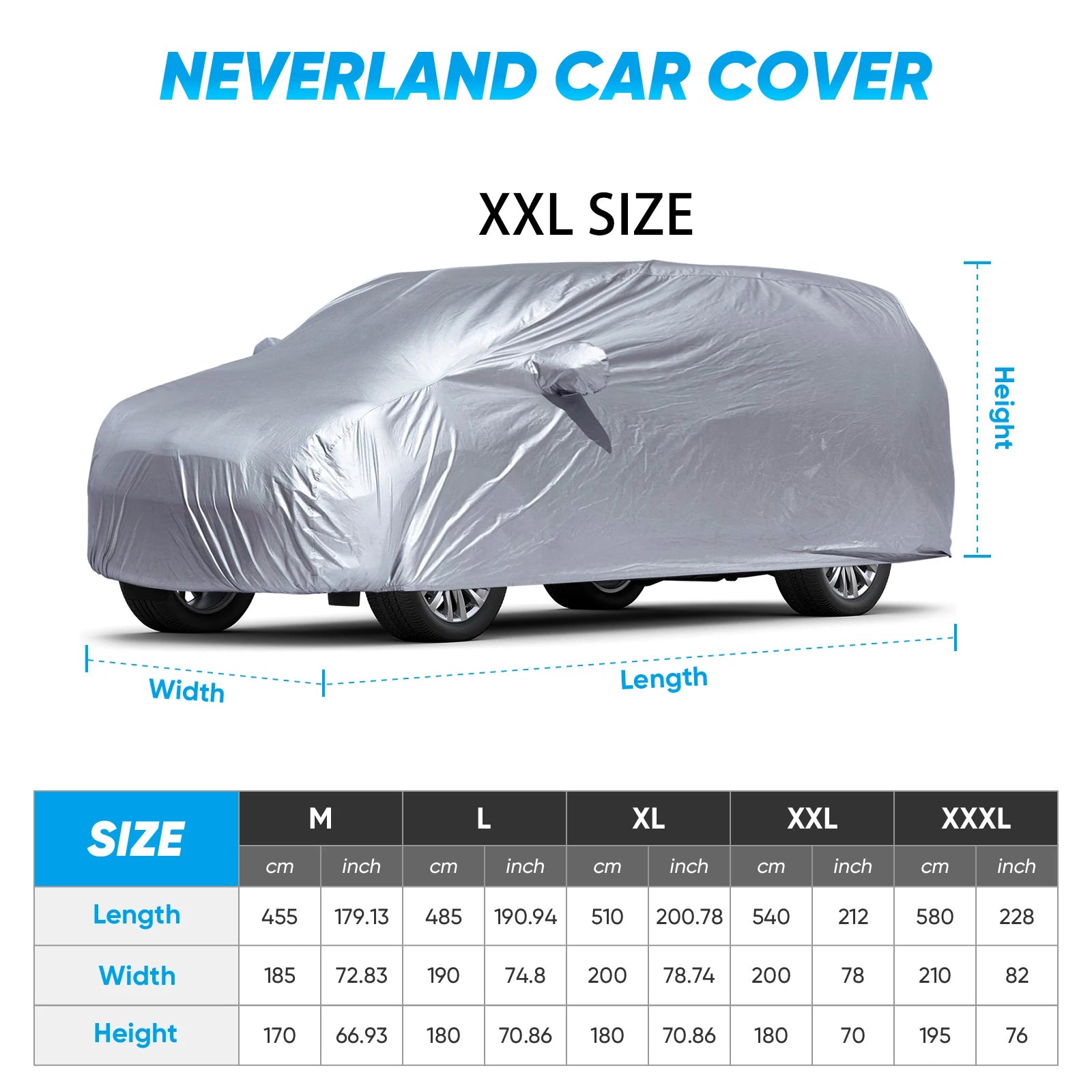 Universal Full Car Cover – All-Weather Protection