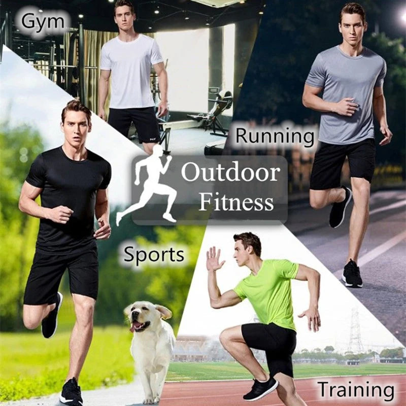 Men's Quick-Dry Gym T-Shirt – Moisture-Wicking & Breathable