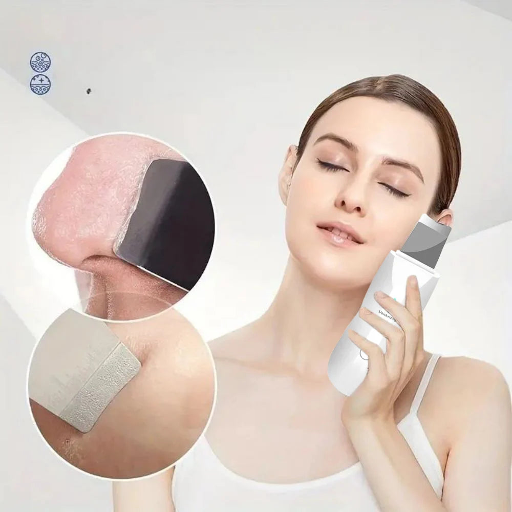 Ultrasonic Skin Scraper Pore Cleaning Machine: