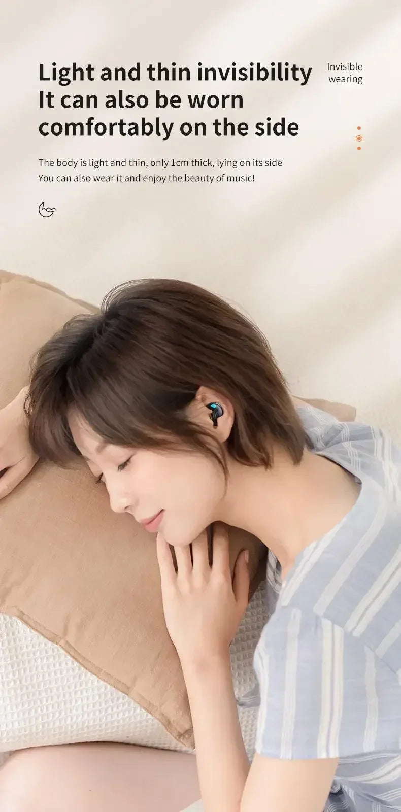 X55 Wireless Sleep Earphones