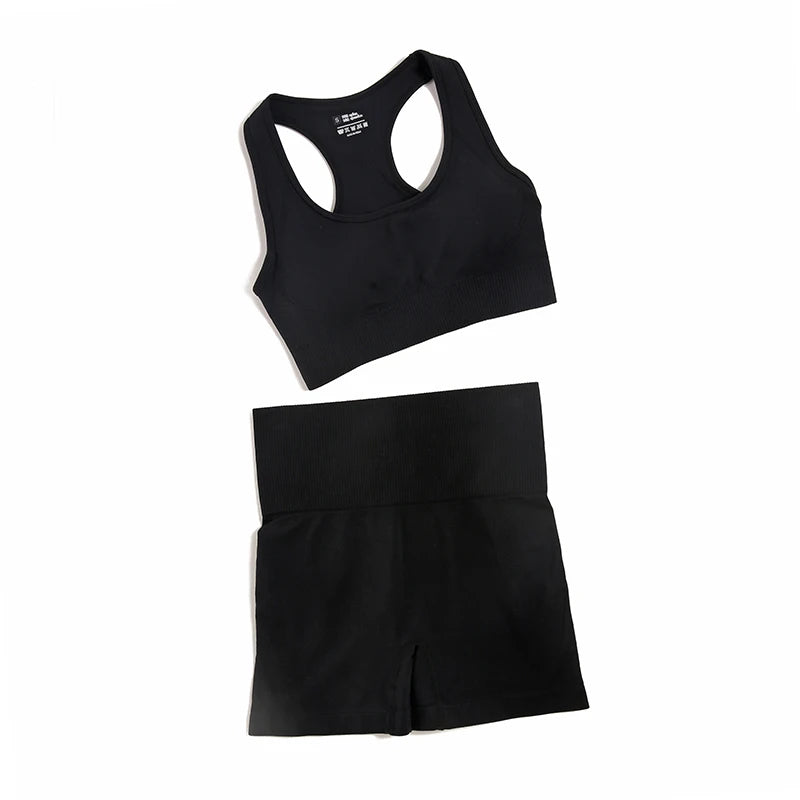 : WAREBALL Seamless Yoga Set – 2/3/4pcs Gym Outfit