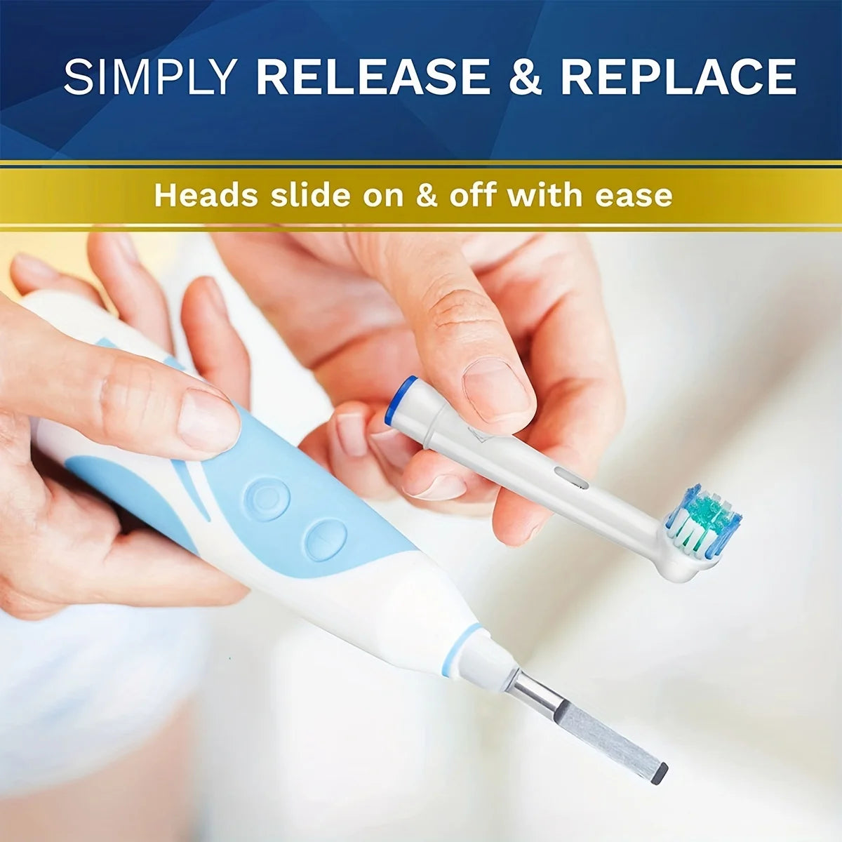 Replacement Toothbrush Heads – Compatible with Oral-B Braun