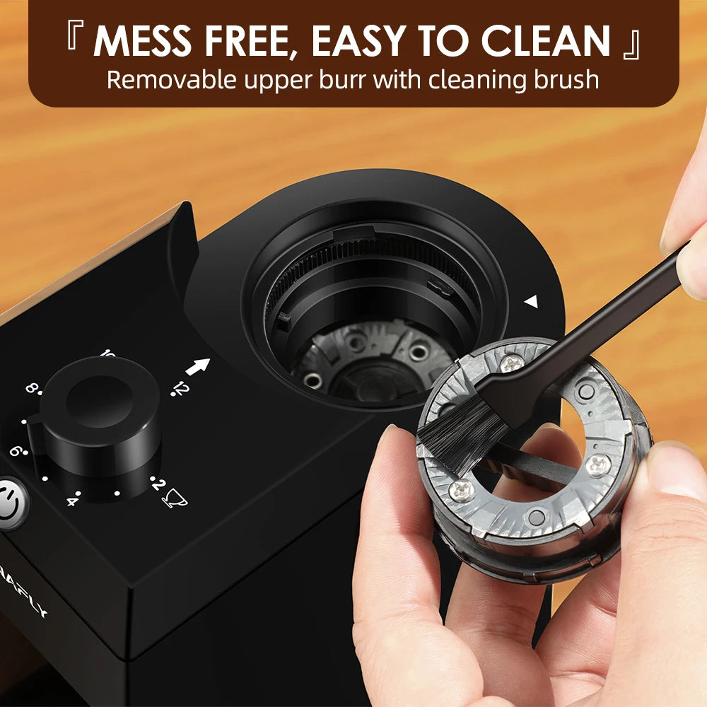 Automatic Burr Mill Coffee Grinder – 28-Setting Electric Coffee Bean Grinder