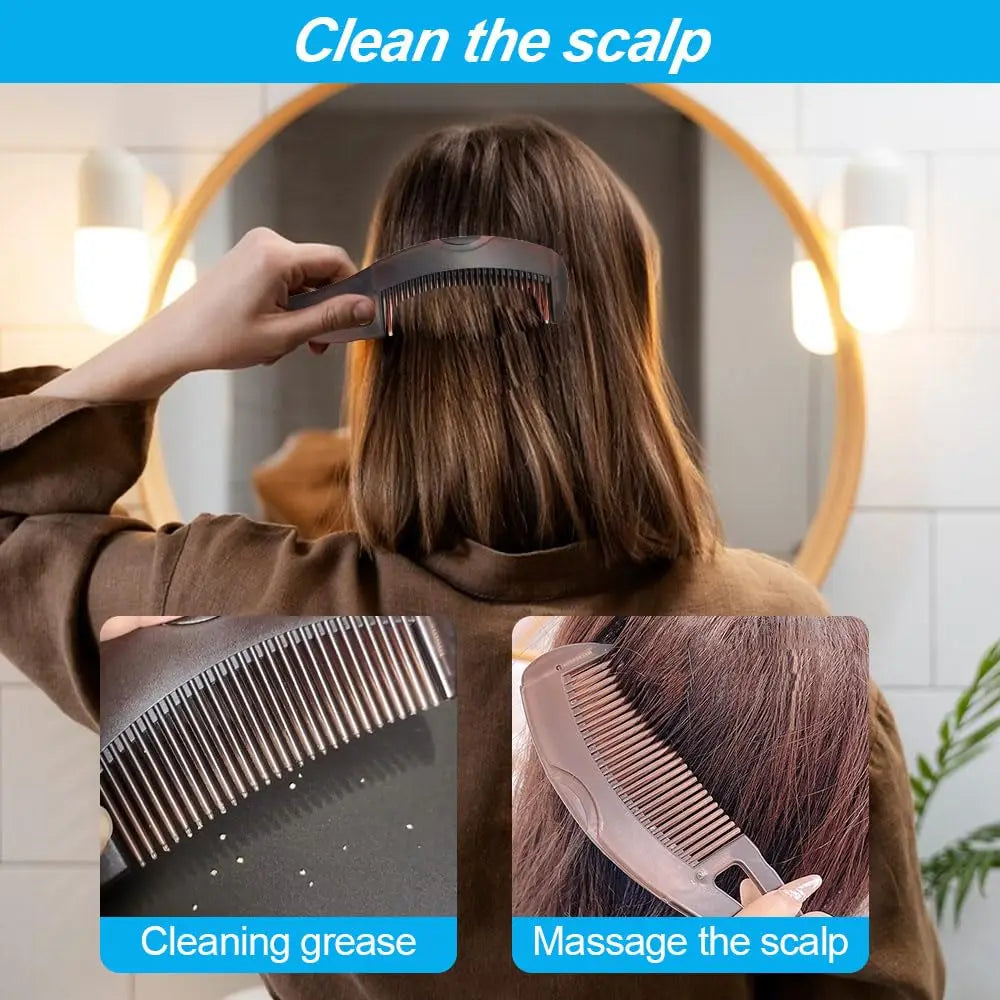 Self-Cleaning Anti-Static Dandruff Removal Scalp Comb