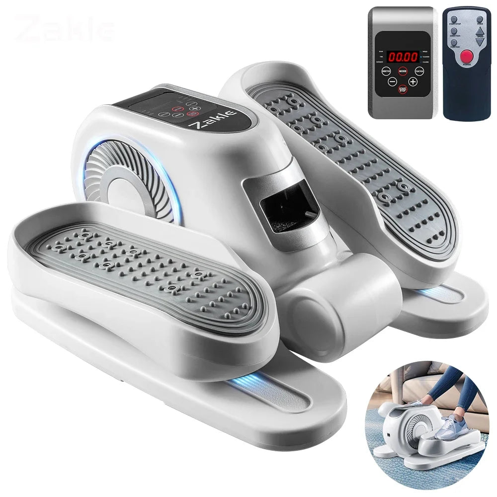 Under Desk Elliptical Machine with Remote & 12-Speed Adjustment