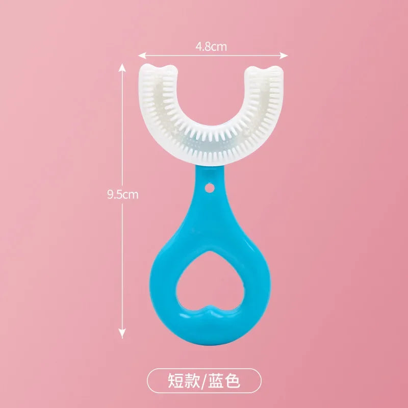 360° U-Shaped Silicone Toothbrush for Kids