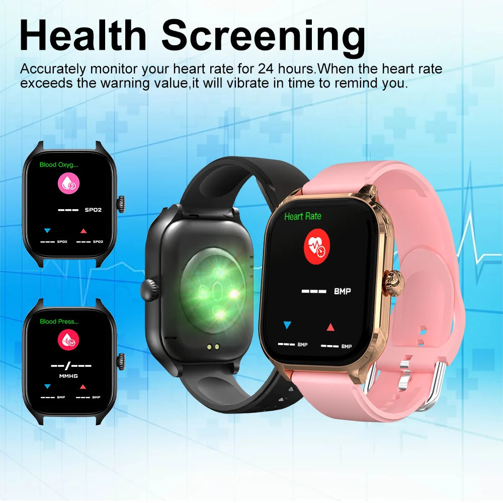 LAXASFIT H9 Smartwatch – Bluetooth Call, Health & Fitness Tracker
