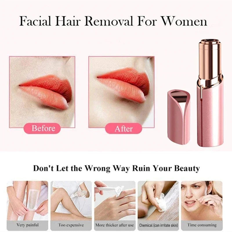 2024 New USB Electric Mini Epilator & Eyebrow Trimmer for Women
