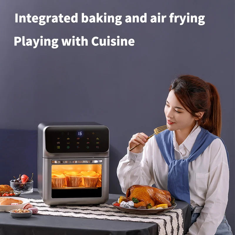 10L Large Capacity Oil-Free Air Fryer Oven