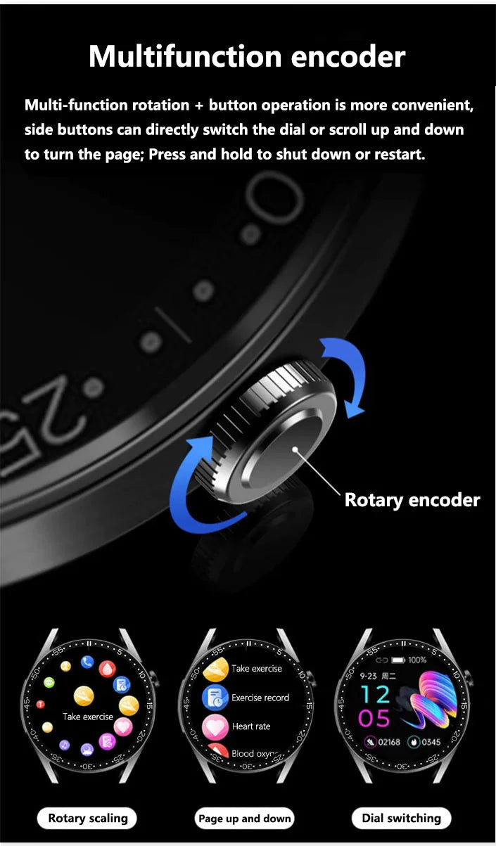Smart Health Tracker Watch – Non-Invasive Glucose & Vital Monitoring