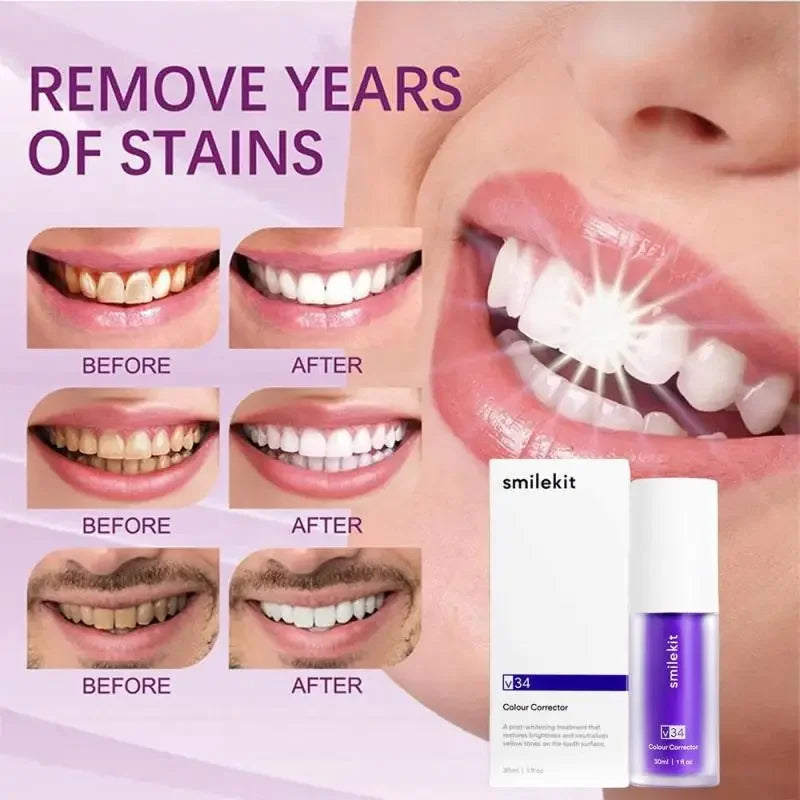 V34 SmileKit Purple Toothpaste