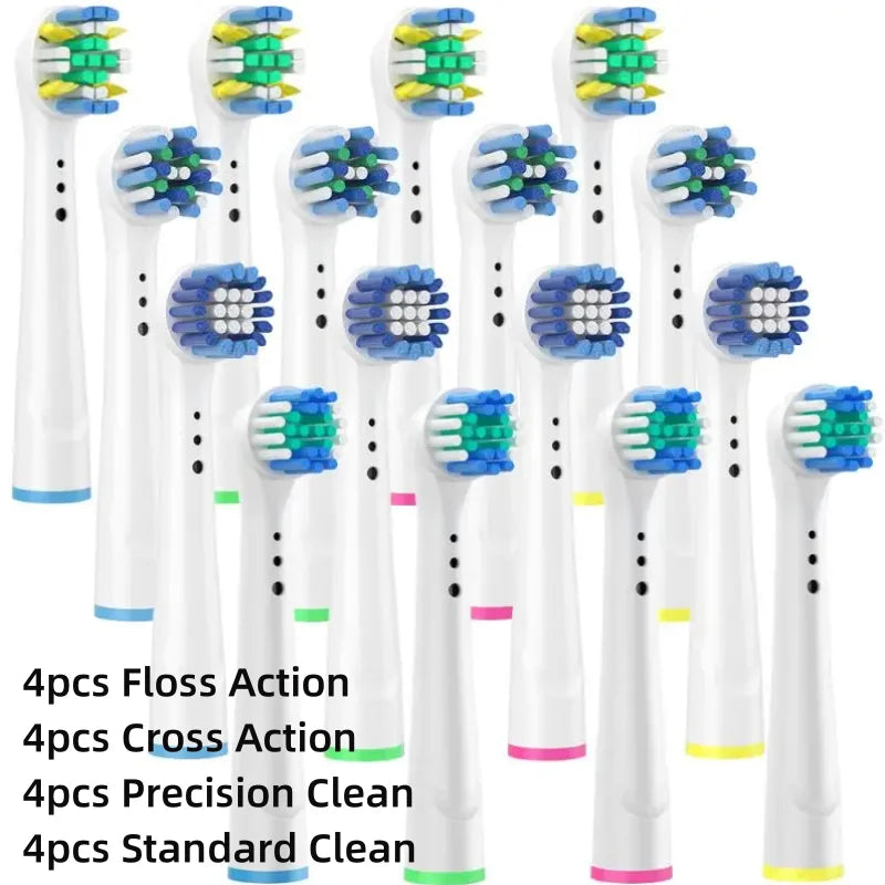 Upgrade Your Oral Care with 16/20PCS Brush Heads for Oral B Electric Toothbrush!