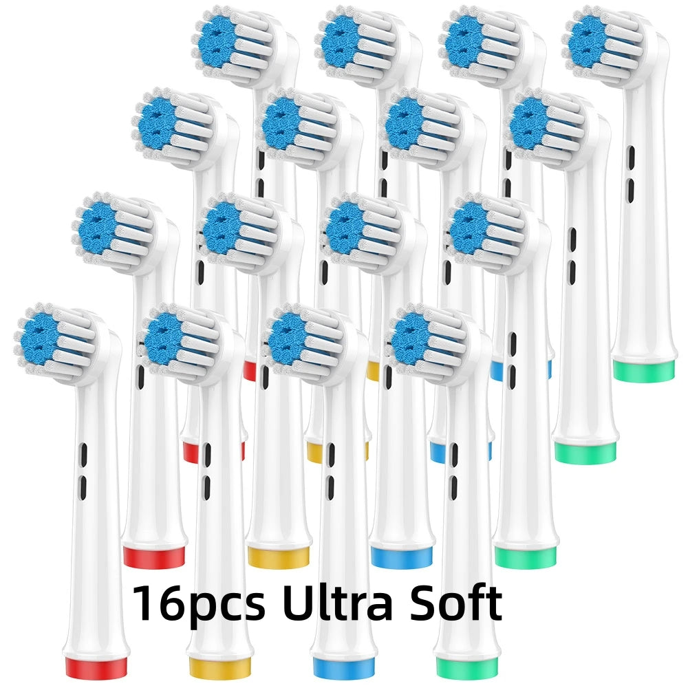 Upgrade Your Oral Care with 16/20PCS Brush Heads for Oral B Electric Toothbrush!