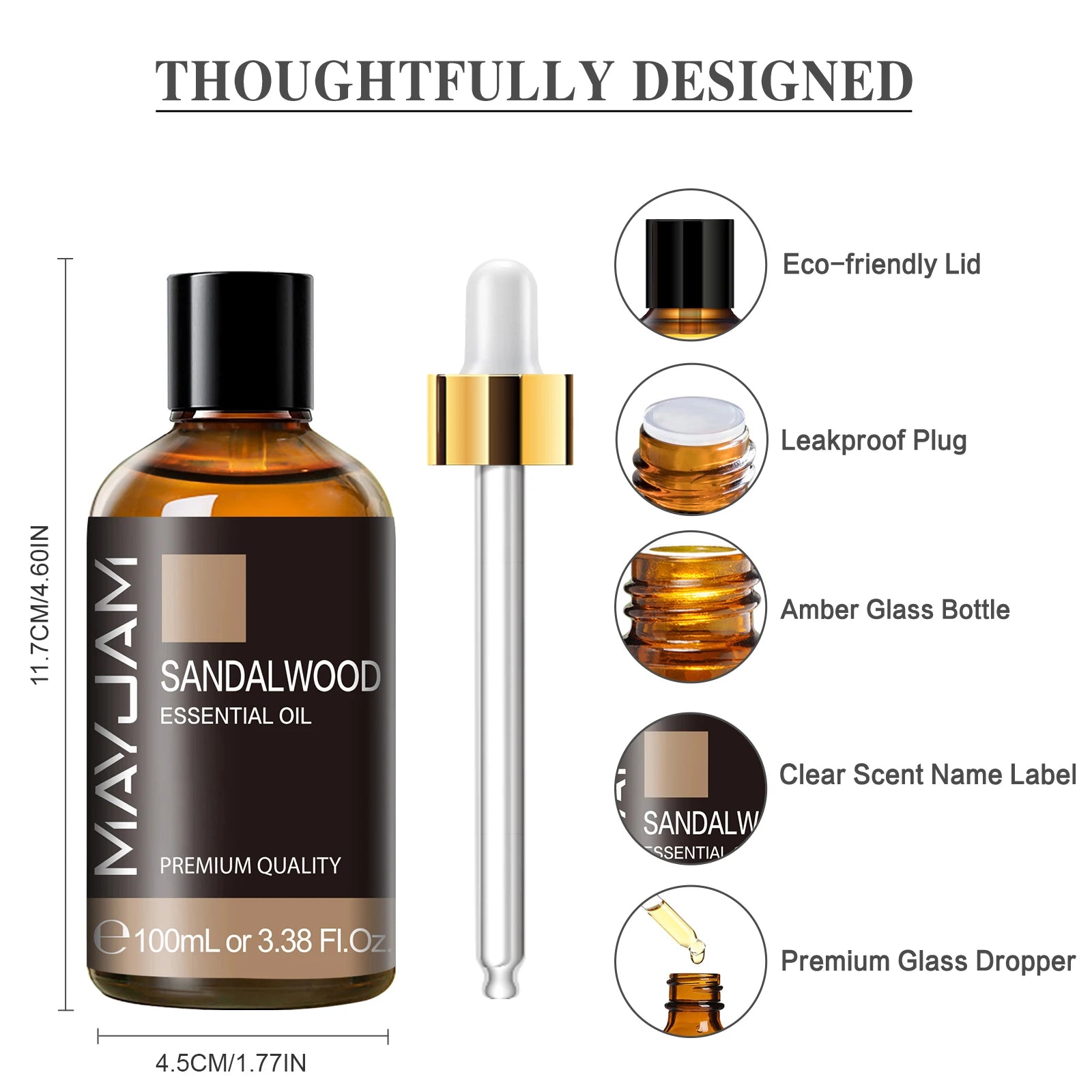 MAYJAM Essential Oil – 100ml with Dropper: