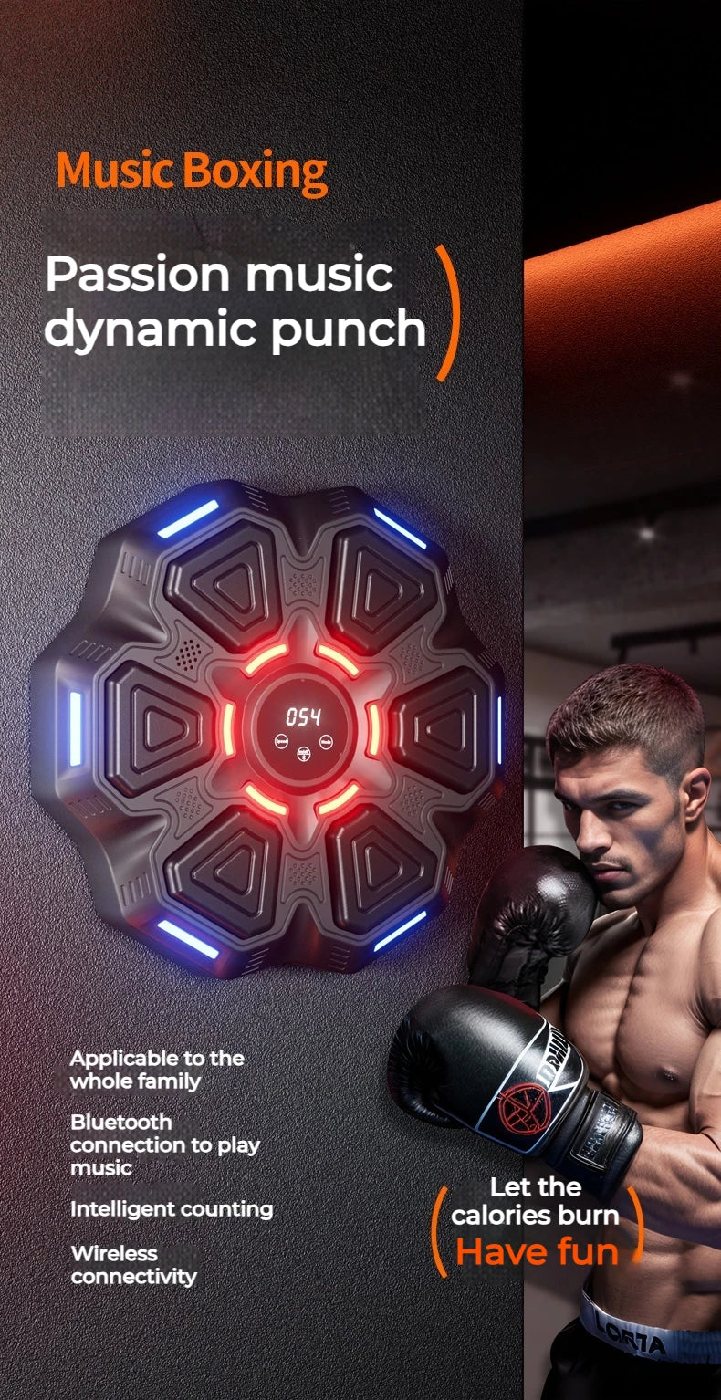 Music Boxing Machine - Smart Bluetooth Wall-Mounted Trainer, feel free to ask!