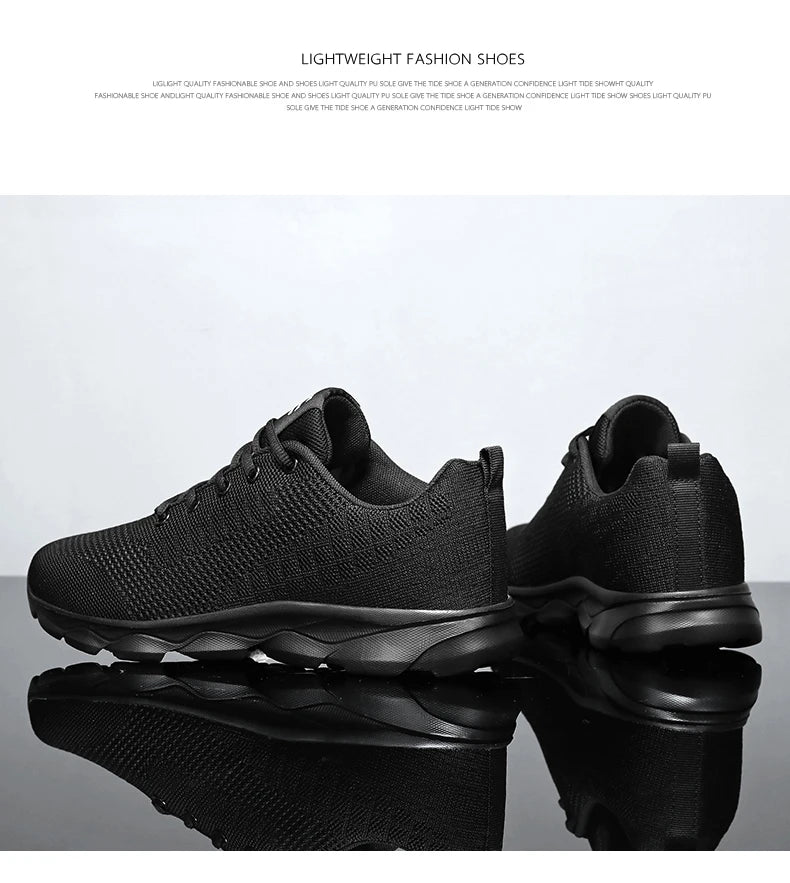 Men's Lightweight Breathable Casual Sneakers – Summer Running Shoes