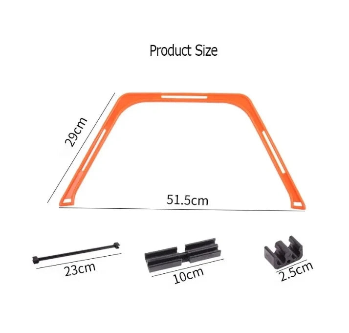 6Pcs Agility Hurdles Set – Football & Soccer Footwork Training Rings