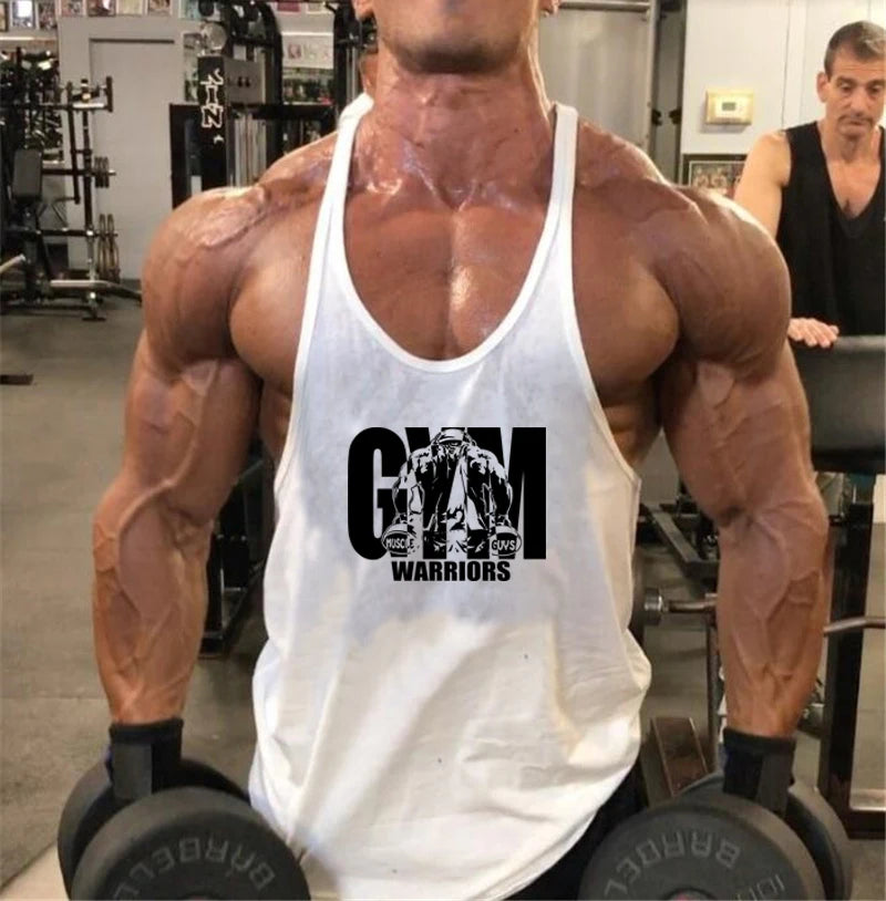 Men's Gym Y-Back Tank Top – Sleeveless Bodybuilding Vest