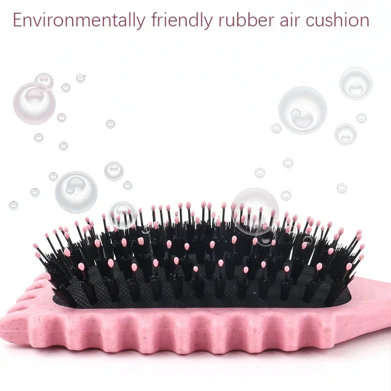 Multi-Functional Hollow Curly Hair Comb – Anti-Static & Scalp Massage