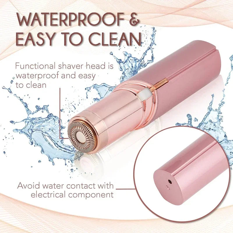 Portable Electric Eyebrow Trimmer for Women Painless Eyebrow Automatic Hair Removal Machine for Shaving and Nose Hair Beauty