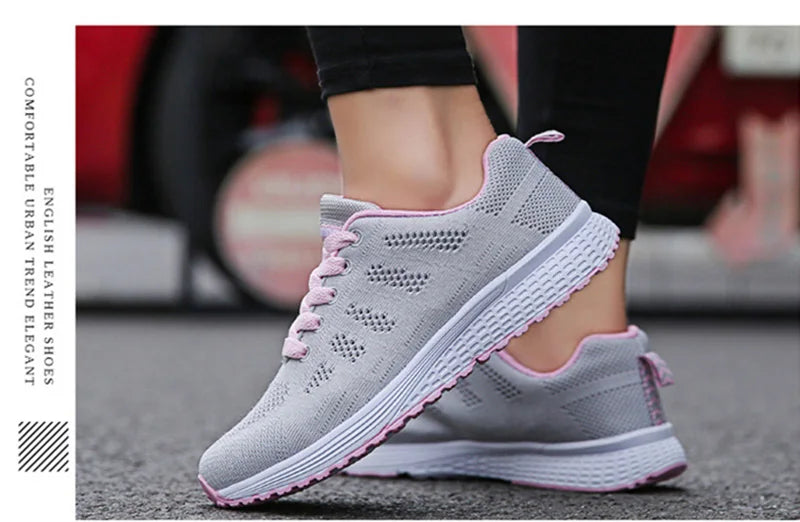 Women Casual Shoes Fashion Breathable Walking Sneakers: